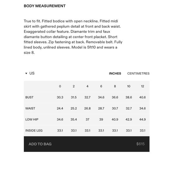 Self Portrait Cream Lace Peplum Midi Dress Wedding Bridal Cocktail US 2 NWT - Picture 5 of 16